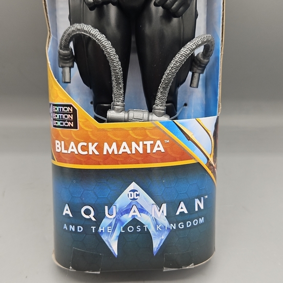 DC Aquaman The Lost Kingdom Black Manta 12" Action Figure Spinmaster - Picture 7 of 9